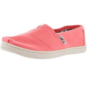 TOMS Kids Pink Canvas Classic